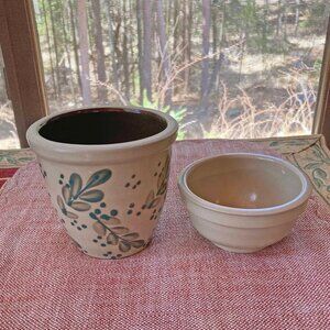 Pottery Dip/Sauce Server Warm or Chill EUC